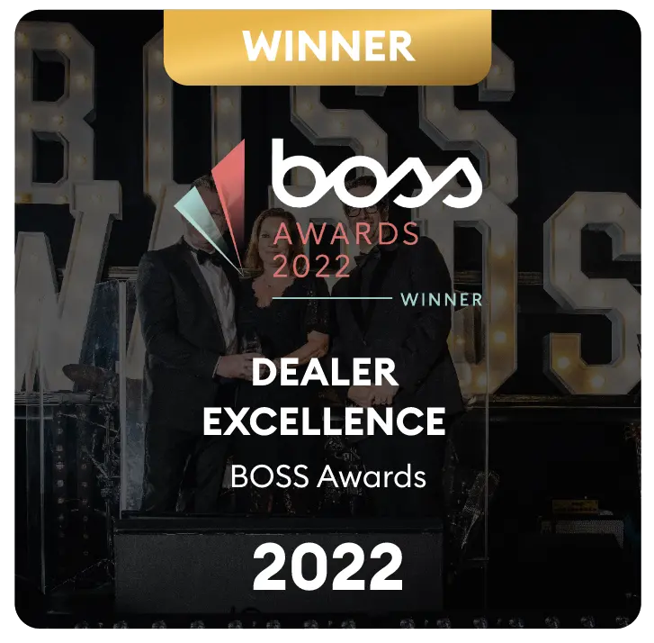 Boss Awards Winner - Dealer Excellence 2022